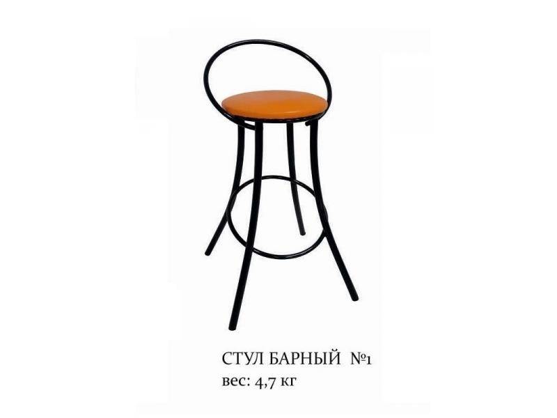стул барный №1 с окрашенным металлокаркасом в Нижнекамске