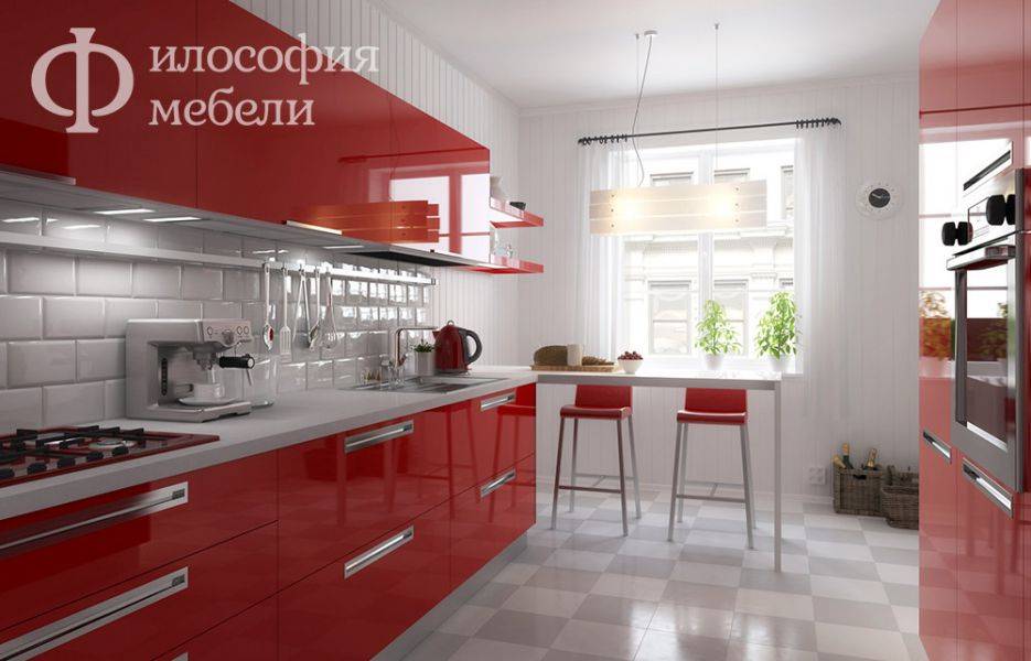 прямая кухня №27 в Нижнекамске