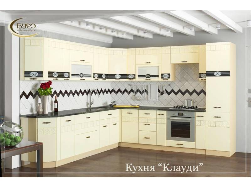 кухня угловая клауди 1 в Нижнекамске