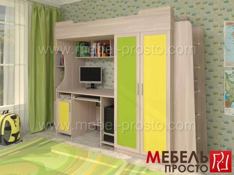 детская кровать-чердак карлсон модульный в Нижнекамске