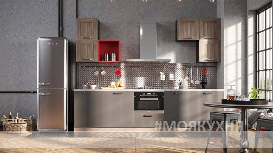 кухня прямая индастриал в Нижнекамске