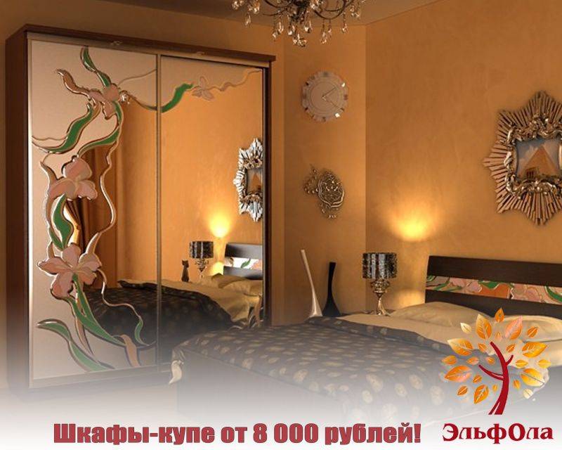 шкаф-купе с зеркалом в Нижнекамске