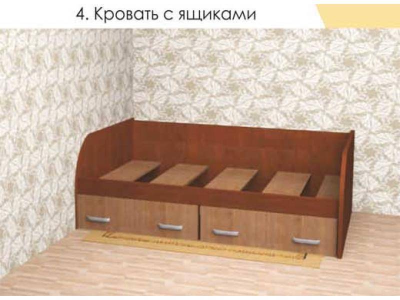 кровать с ящиками в Нижнекамске