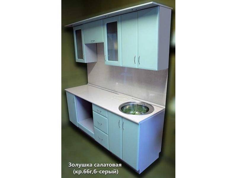 кухня золушка салатовая в Нижнекамске