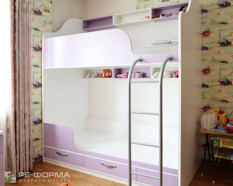 детская мебель 005 двухъярусная кровать в Нижнекамске