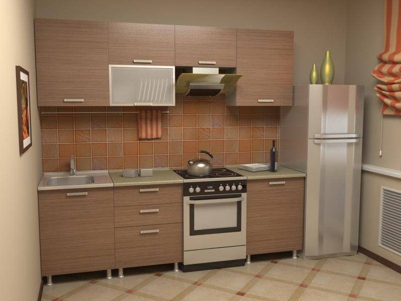 кухня прямая азалия комплектация 7 в Нижнекамске