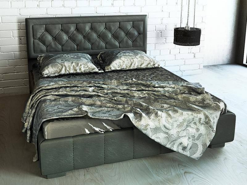 кровать олимпия (grey) с поъемным механизмом в Нижнекамске