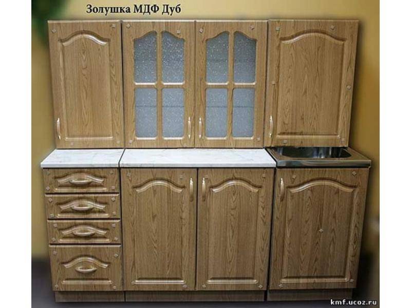кухня золушка мдф дуб в Нижнекамске