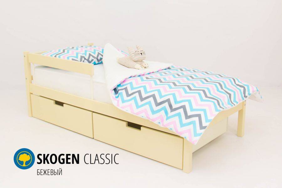 детская кровать skogen classic бежевый в Нижнекамске