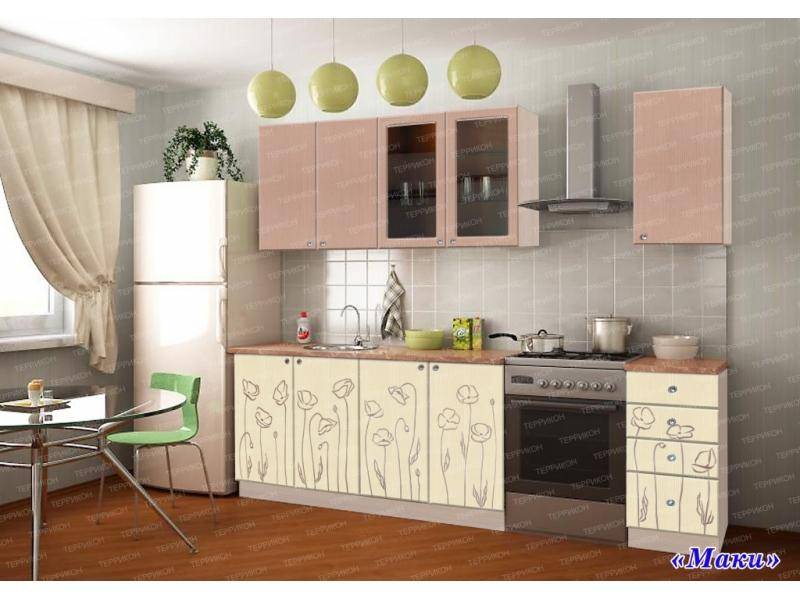 кухня прямая маки в Нижнекамске