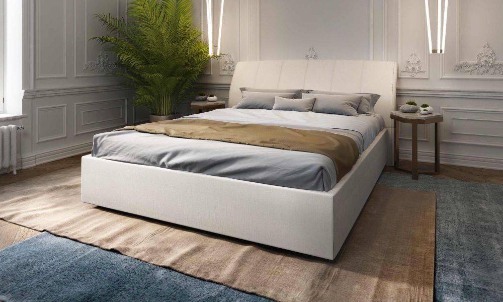 кровать orchidea (орхидея) с изогнутым изголовьем в Нижнекамске