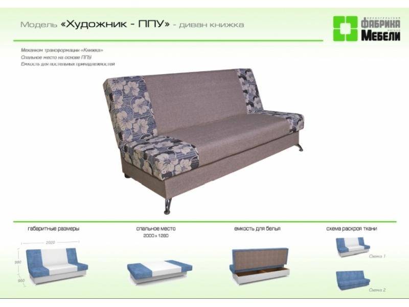 прямой диван художник ппу в Нижнекамске