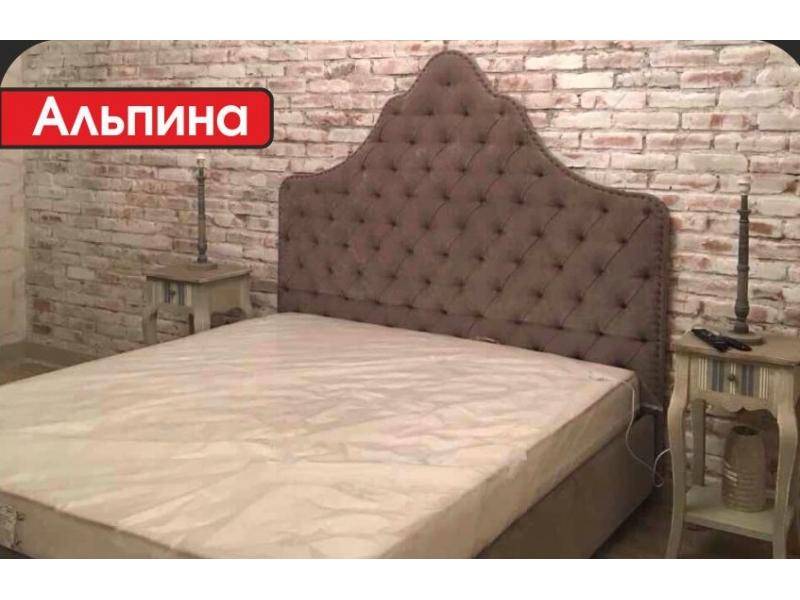 кровать с высоким изголовьем альпина в Нижнекамске