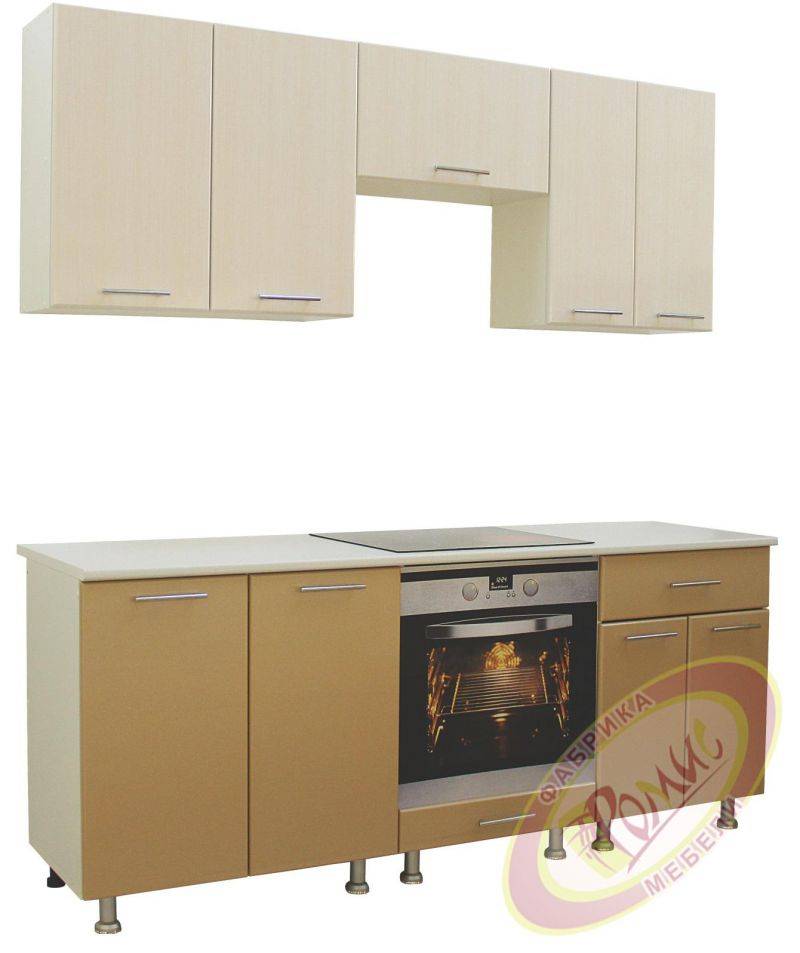 кухня ромис 3 с фасадами из мдф в Нижнекамске