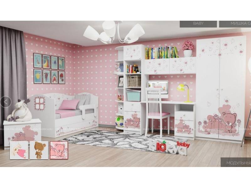 комната для девочки мишка girl в Нижнекамске