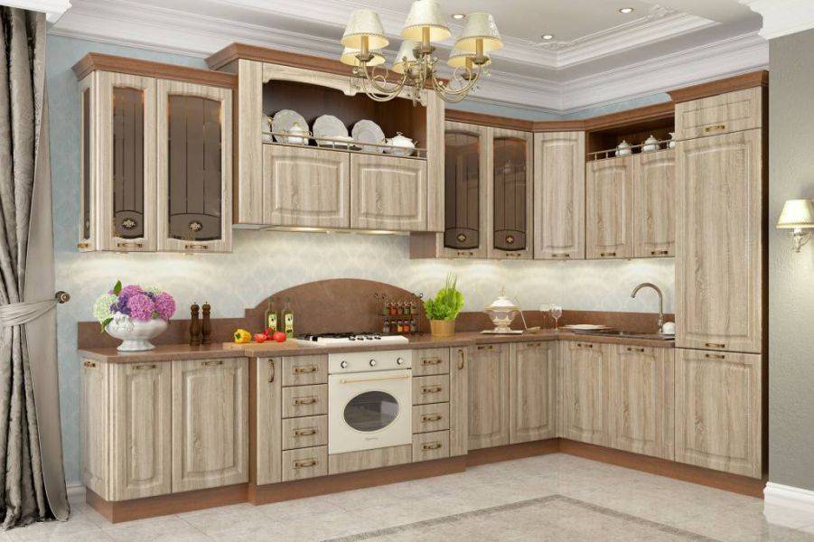 классическая кухня равенна на заказ в цвете мокко в Нижнекамске