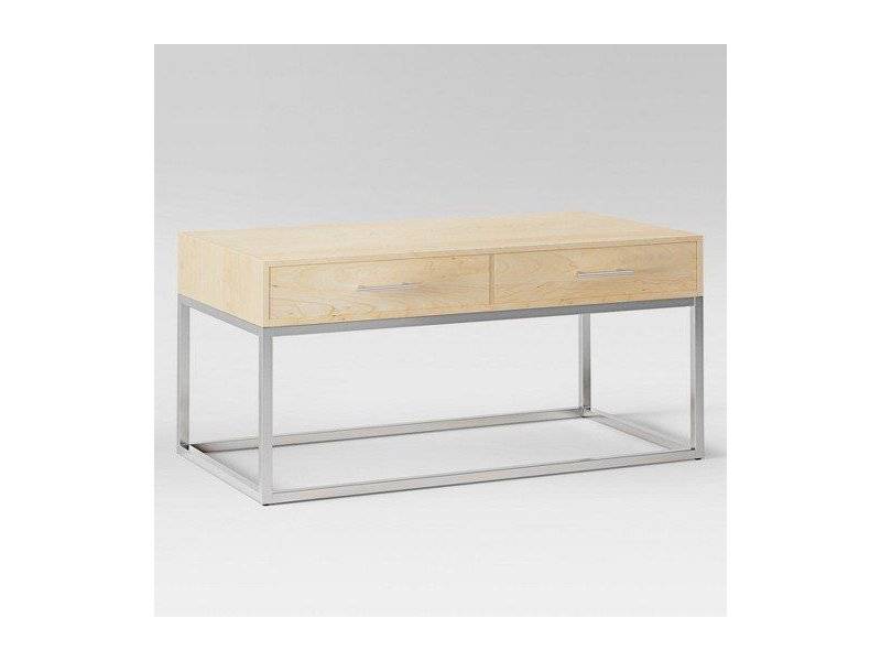 журнальный стол chrome + wooden boxes в Нижнекамске