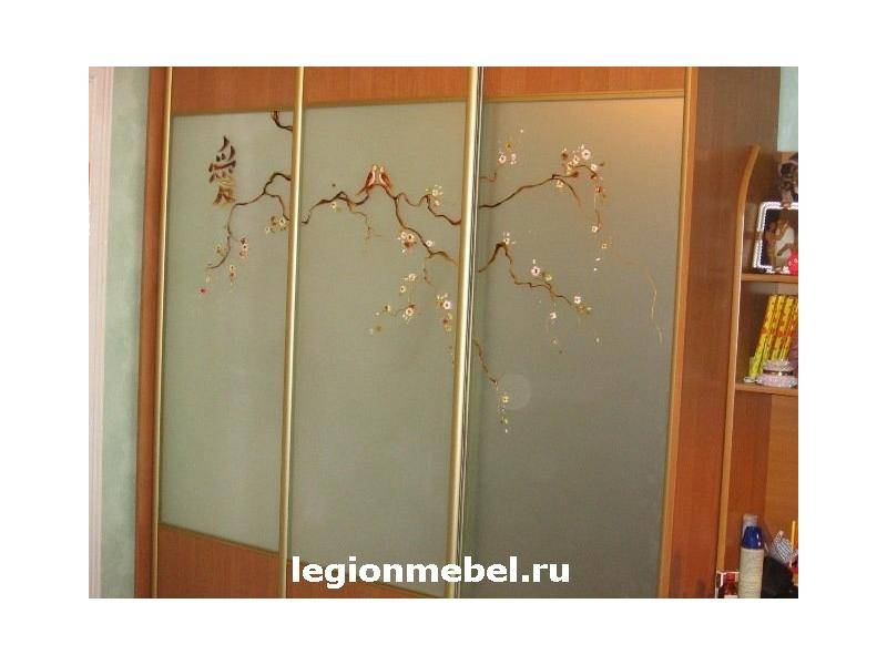 шкаф-купе с витражом в Нижнекамске