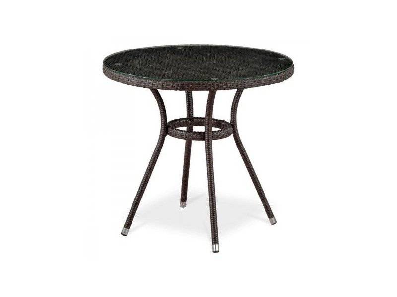 стол из ротанга t283ant-w51-d80 brown в Нижнекамске