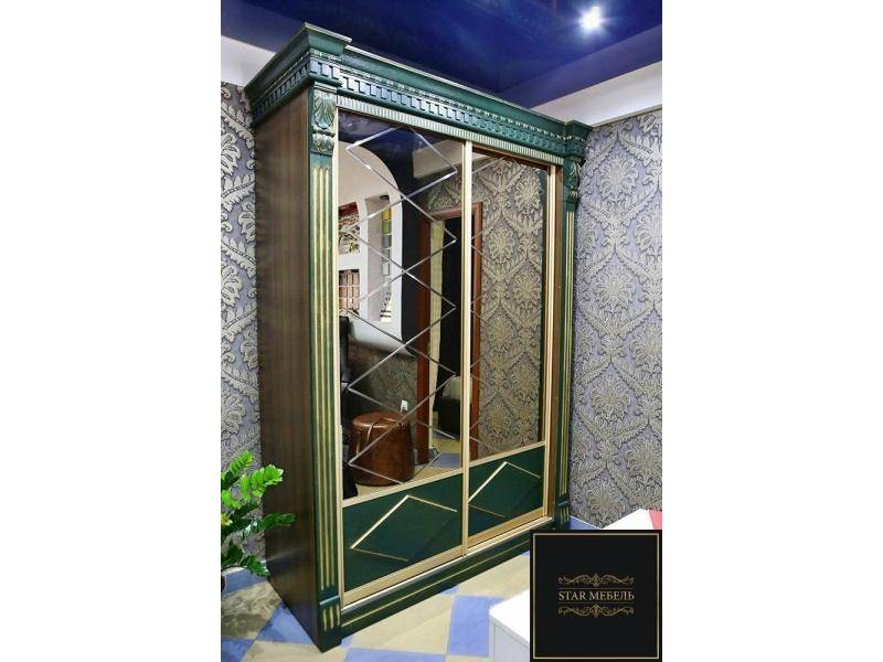стильный шкаф-купе с зеркалом в Нижнекамске