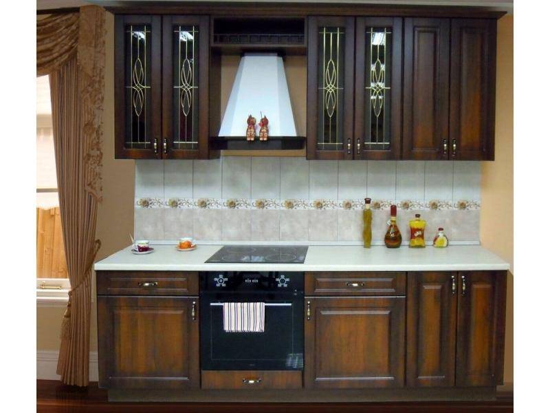 коричневая кухня кантри в Нижнекамске