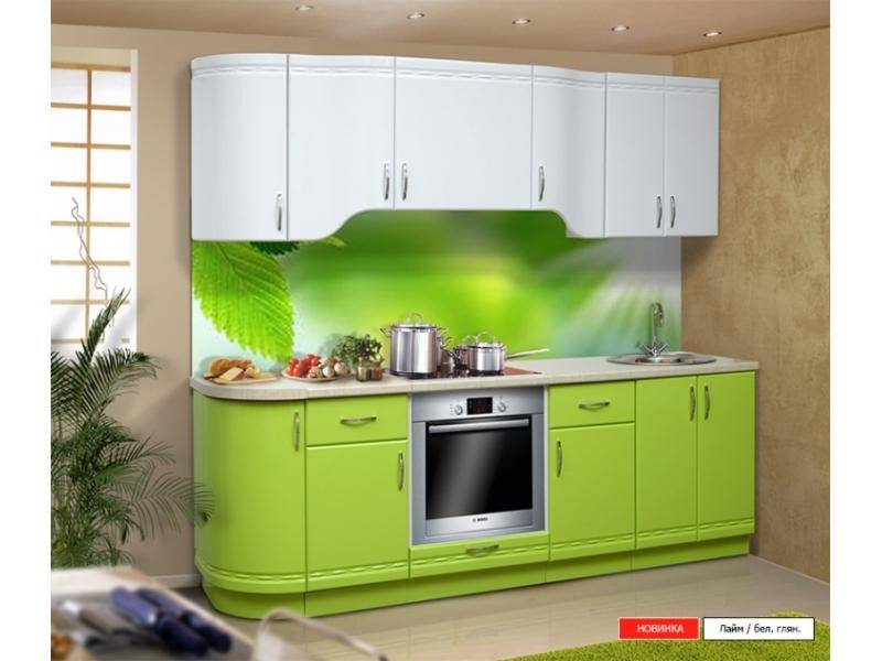 кухня прямая ника 1 (фасад стайл) в Нижнекамске