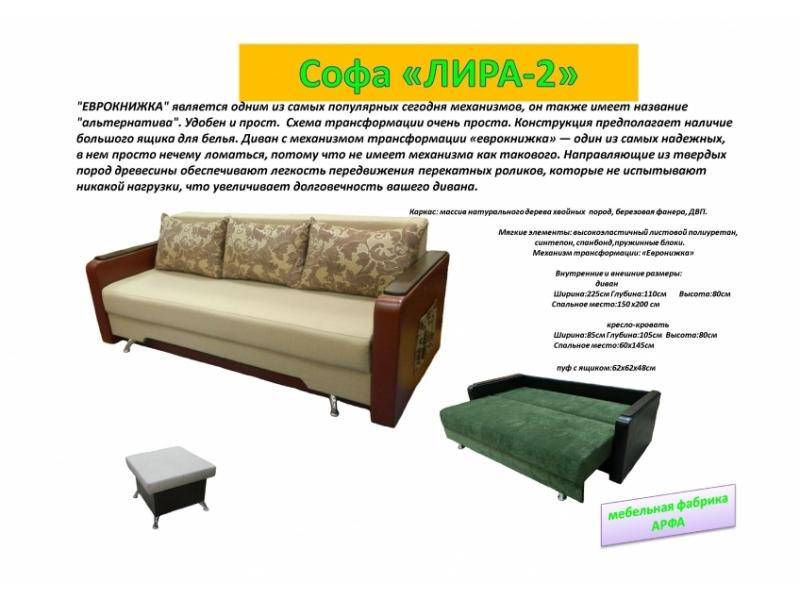 классическая софа лира-2 в Нижнекамске