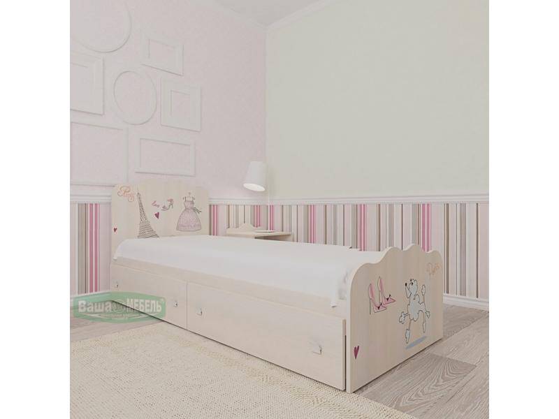 кровать детская односпальная bed paris в Нижнекамске