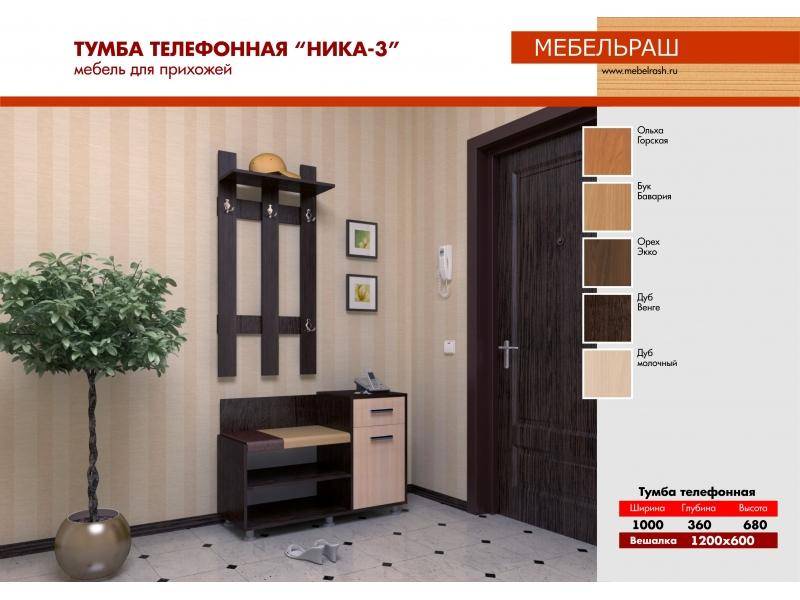 прихожая прямая ника 3 в Нижнекамске