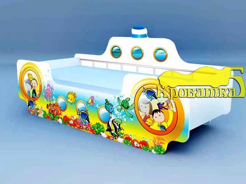 яркая кровать кораблик субмарина в Нижнекамске