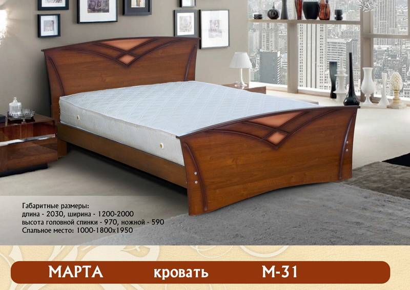 кровать «марта м-31» в Нижнекамске