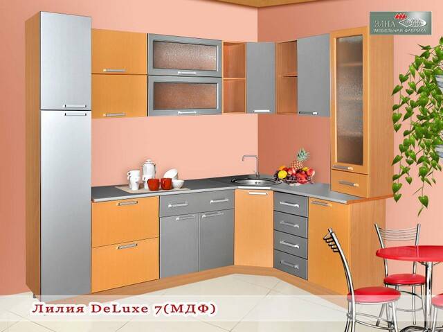кухня лилия deluxe 7 в Нижнекамске
