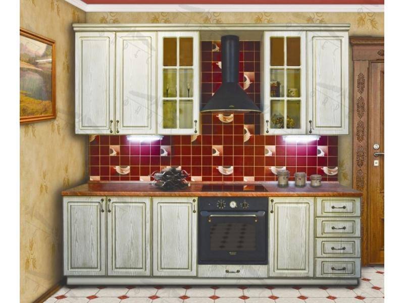 кухонный гарнитур прямой люкс в Нижнекамске