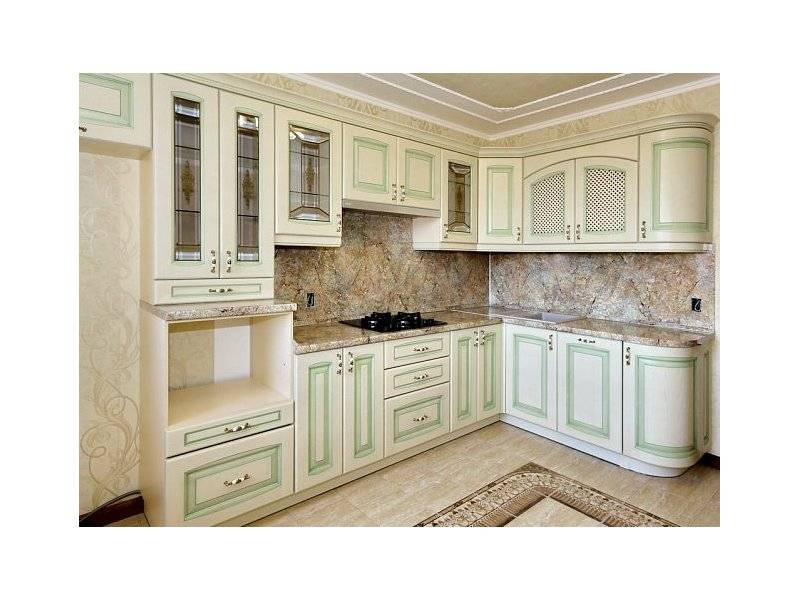 угловая кухня из массива марсилья в Нижнекамске