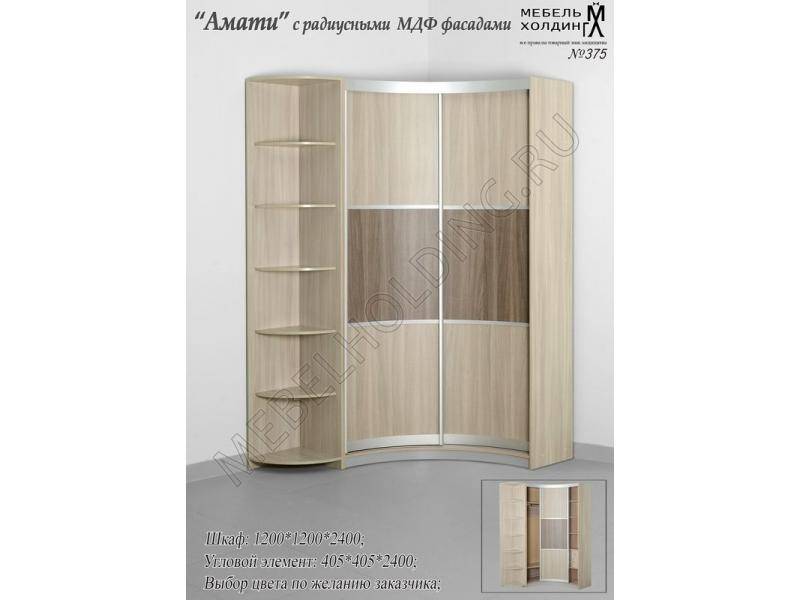 двухстворчатый шкаф-купе амати в Нижнекамске