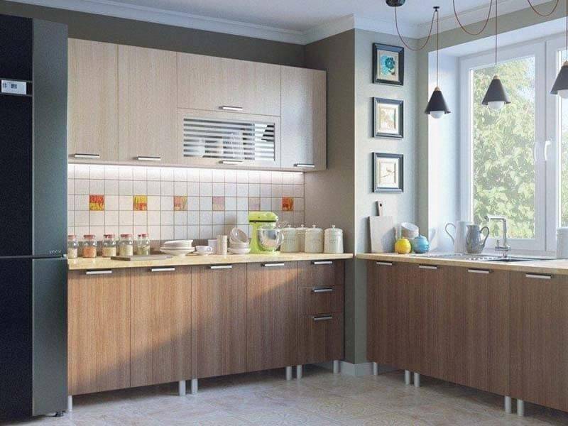 кухонный гарнитур лдсп карамель в Нижнекамске