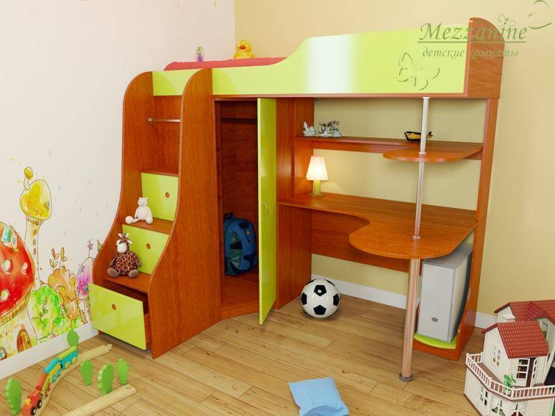 детская индиго с лестницей индиго в Нижнекамске