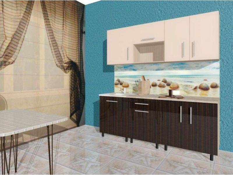 кухня прямая эконом в Нижнекамске