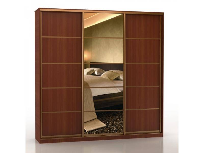 большой шкаф-купе с зеркалом шк-3 20 24 45 06 07 06 в Нижнекамске