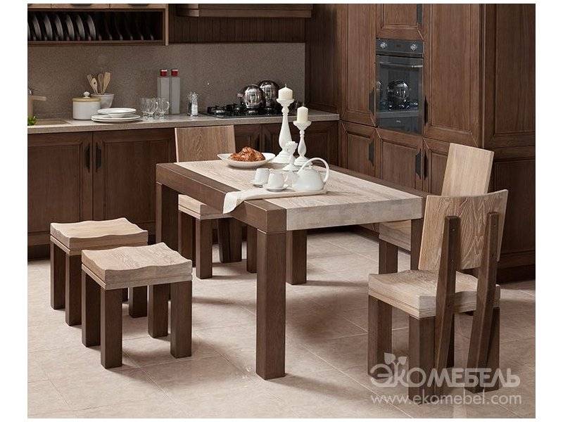 обеденная группа каприз из массива дуба в Нижнекамске