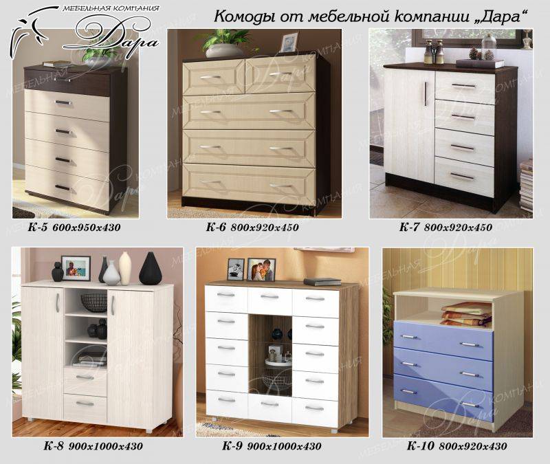 комод в ассортименте в Нижнекамске