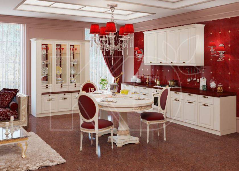кухня классика вильгельм светлый в Нижнекамске