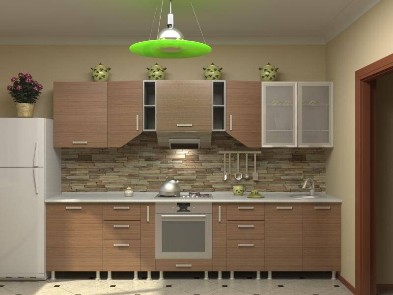 кухня прямая азалия комплектация 9 в Нижнекамске