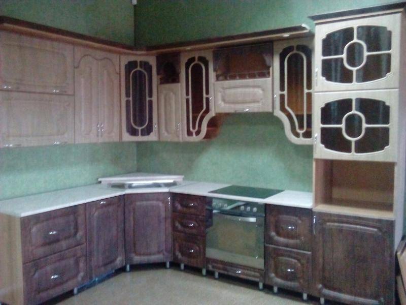 кухонный гарнитур угловой леонардо в Нижнекамске