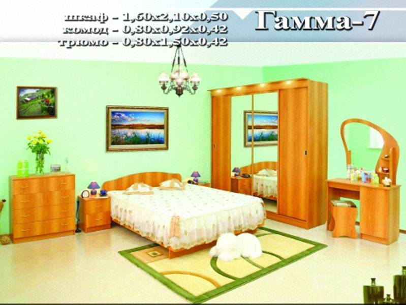 спальный гарнитур «гамма 7» в Нижнекамске