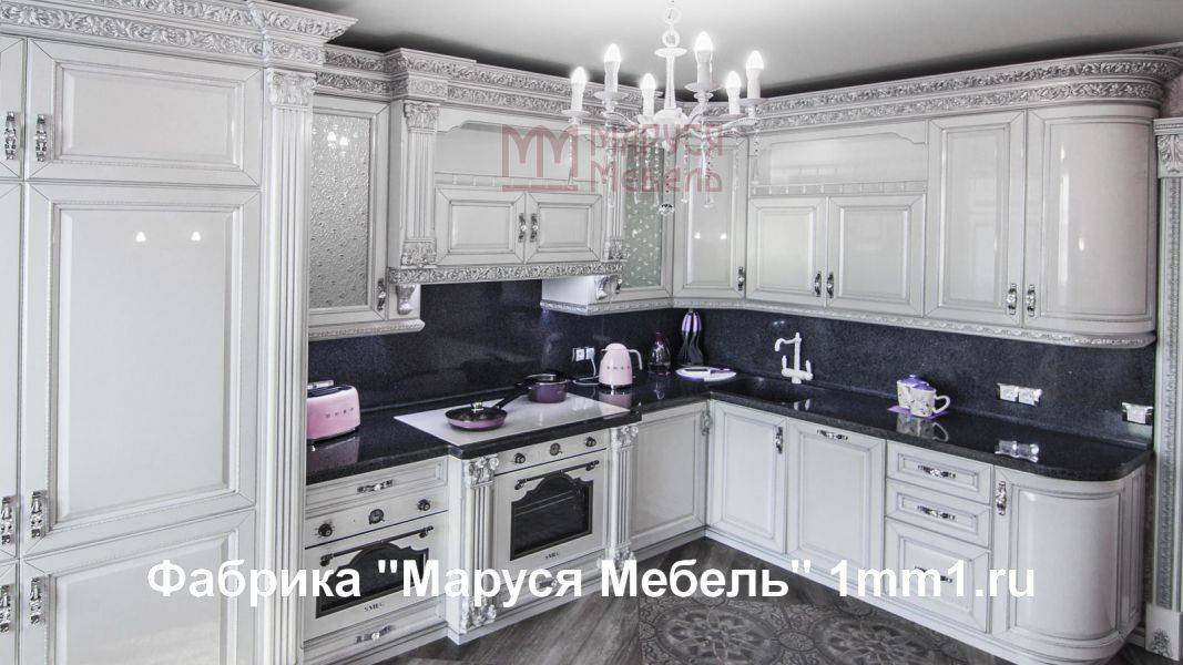 белая резная кухня в Нижнекамске