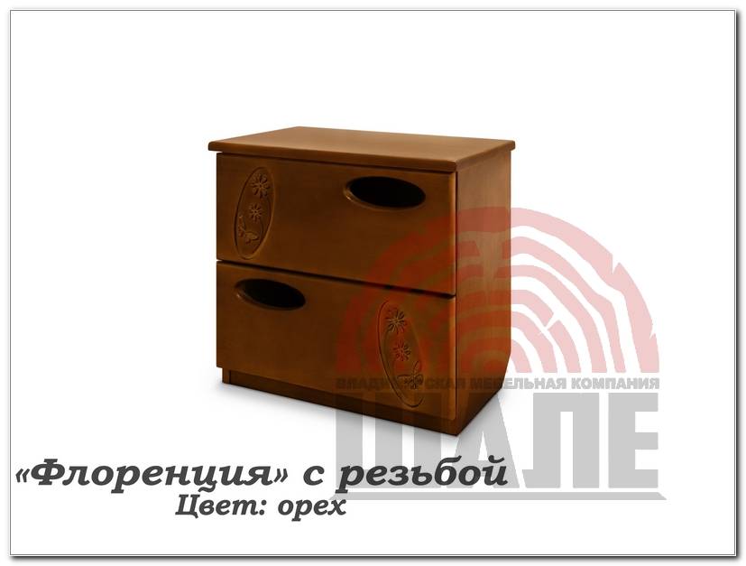 прикроватная тумба флоренция с резьбой в Нижнекамске