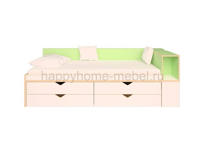 низкая кровать-чердак happy kids 6 в Нижнекамске