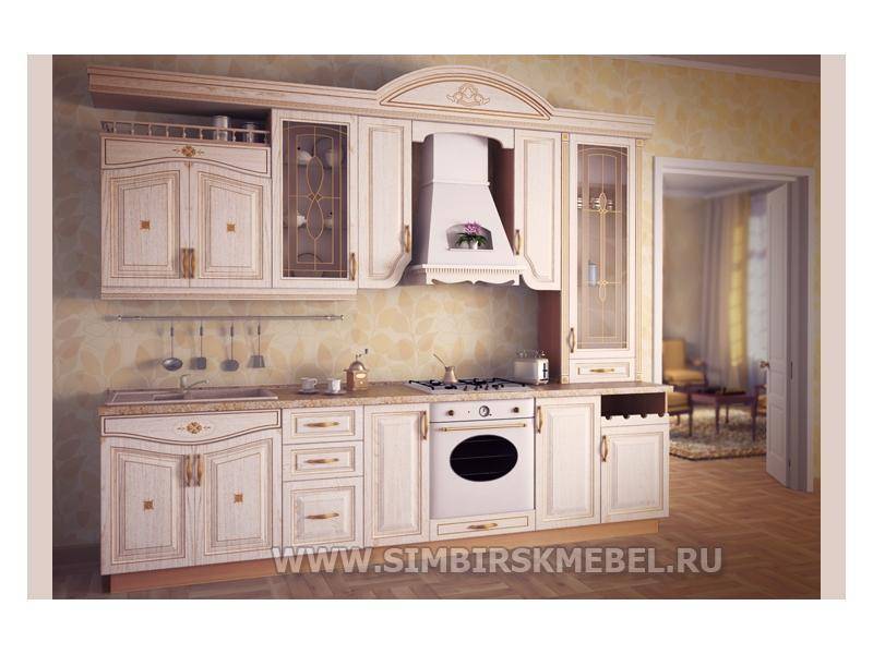 кухонный гарнитур прямой анастасия в Нижнекамске