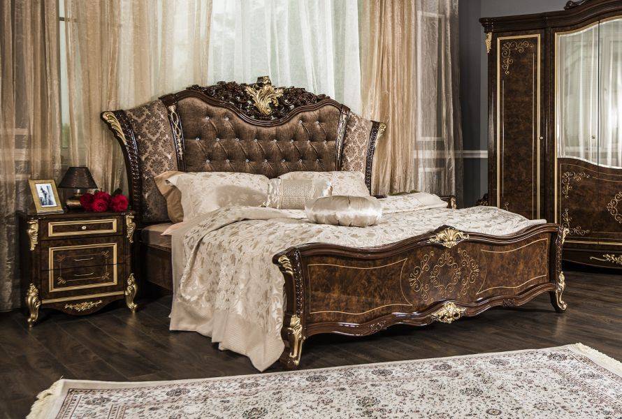 кровать оливия корень дуба глянец в Нижнекамске